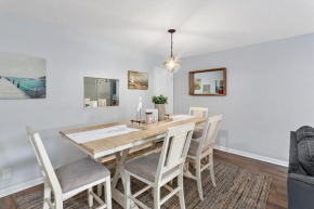 3 bedroom 1 and a half bath townhome with deck over lagoon at Gascoigne Condominiums